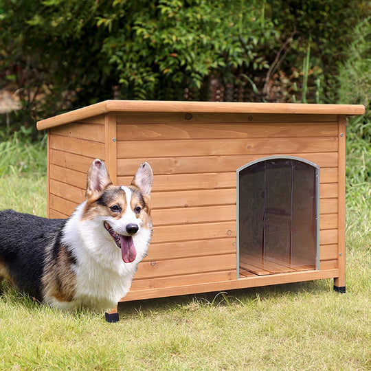 Aivituvin-AIRUK76 Outdoor Heavy Duty Dog Crates House| Anti-Chewing Door