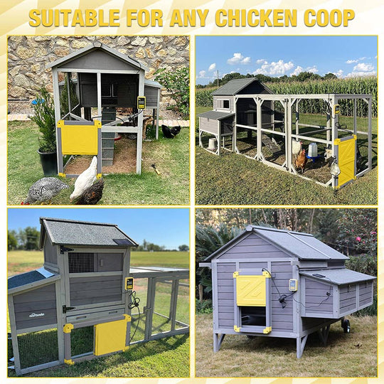 Aivituvin-AIR72-UK Mobile Chicken Tractor for 2-3 Chickens( Inner Space 12.33ft²)