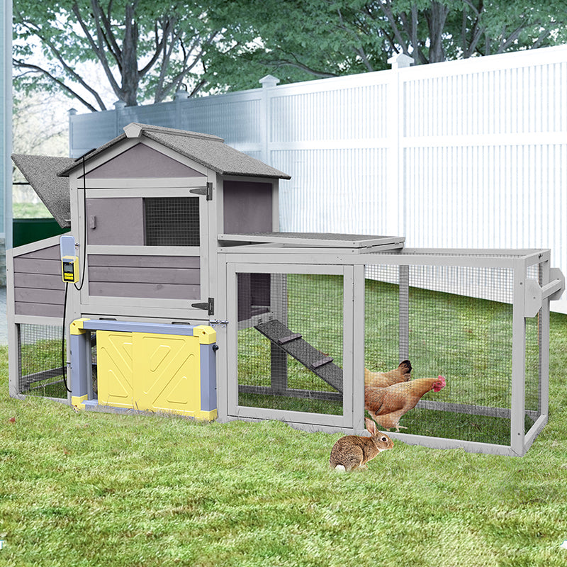Aivituvin-AIR72-UK Mobile Chicken Tractor for 2-3 Chickens( Inner Space 12.33ft²)