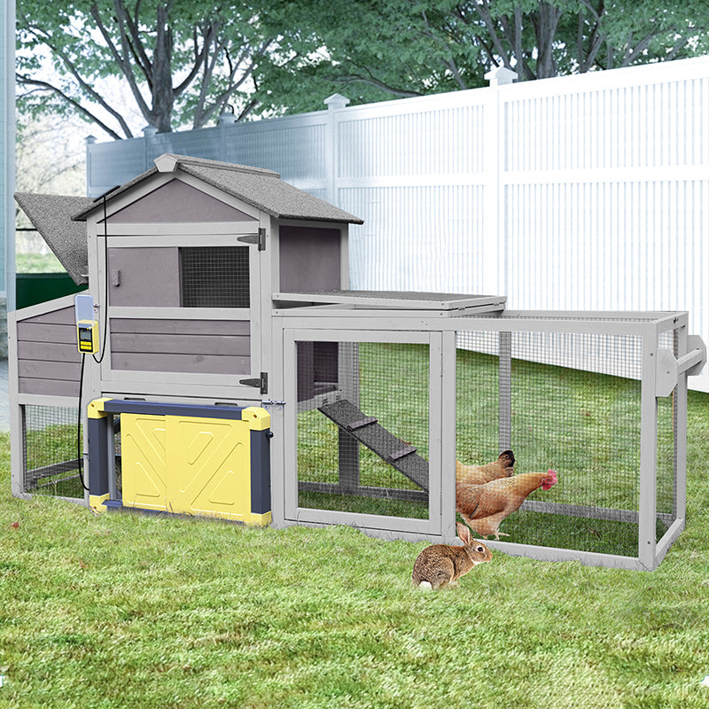 Aivituvin-AIR72-UK Mobile Chicken Tractor for 2-3 Chickens( Inner Space 12.33ft²)