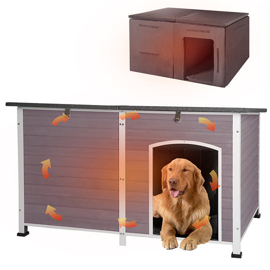 Aivituvin-AIR63/64-IN Extra Large Insulated Dog House| Soft Liner Inside