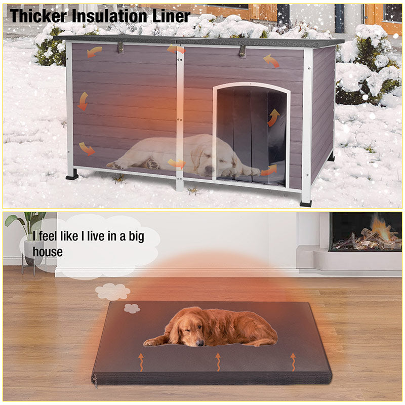 Aivituvin-AIR63/64-IN Extra Large Insulated Dog House| Soft Liner Inside