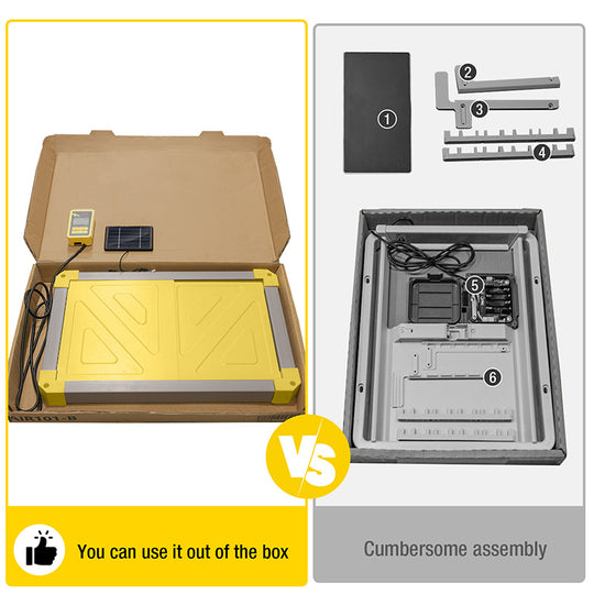 Aivituvin-AIR72-UK Mobile Chicken Tractor for 2-3 Chickens( Inner Space 12.33ft²)