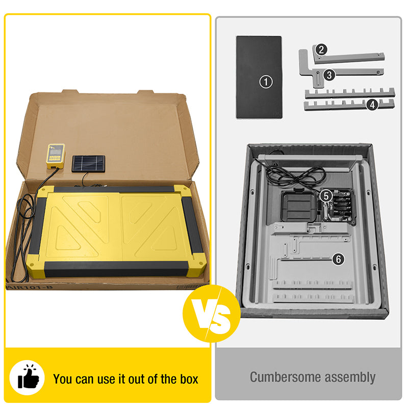 Aivituvin-AIR72-UK Mobile Chicken Tractor for 2-3 Chickens( Inner Space 12.33ft²)