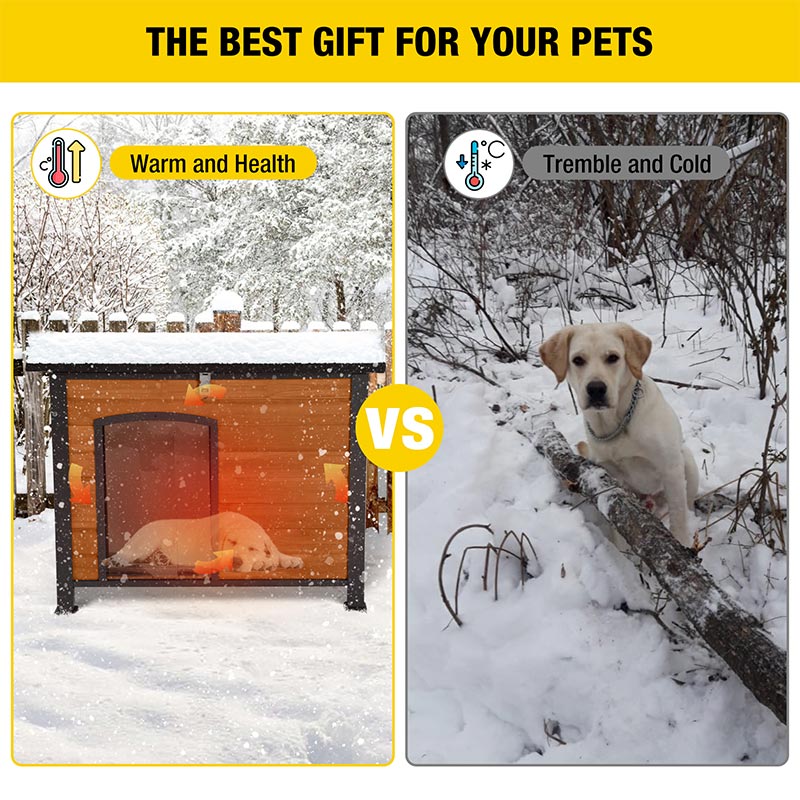 Aivituvin-AIR73/74-IN Medium Insulated Outdoor Dog House| Liner Inside