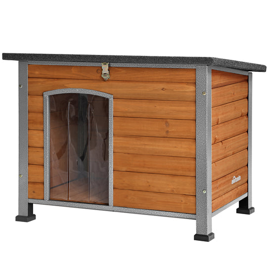 Aivituvin-AIR74 Wooden Heavy Duty Dog Crates House| Strong Iron Frame